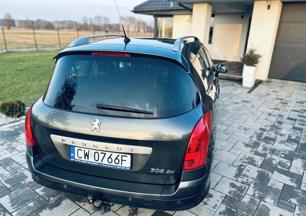 Peugeot 308 cena 13900 przebieg: 290000, rok produkcji 2010 z Włocławek małe 137